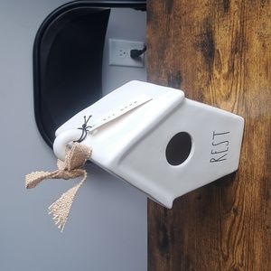 Rae Dunn rest bird house